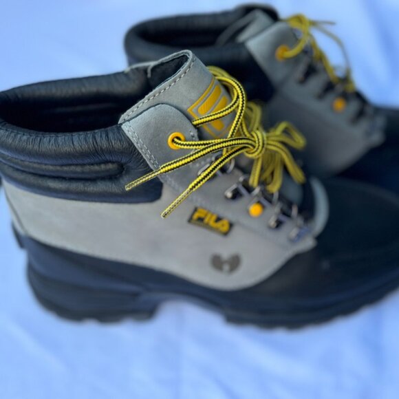FILA x Wu-Tang Clan Hiking Boots – Limited Edition Black & Grey Wu Wear Size 10 main image 7
